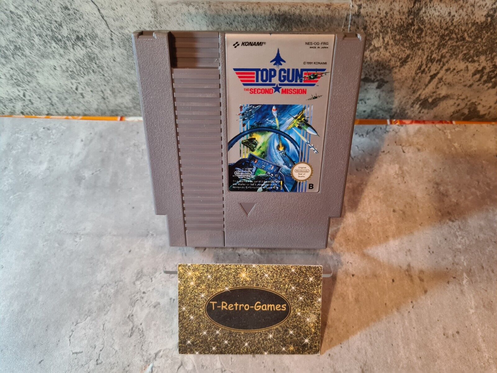 Nintendo NES Top Gun The Second Mission Modul FRG - T-Retro-Games 