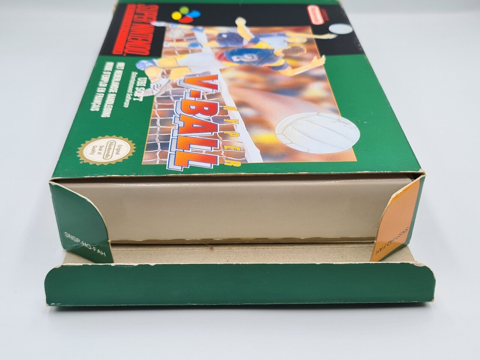 SNES Super Nintendo Hyper V-Ball mit OVP und Anleitung FAH - T-Retro-Games 