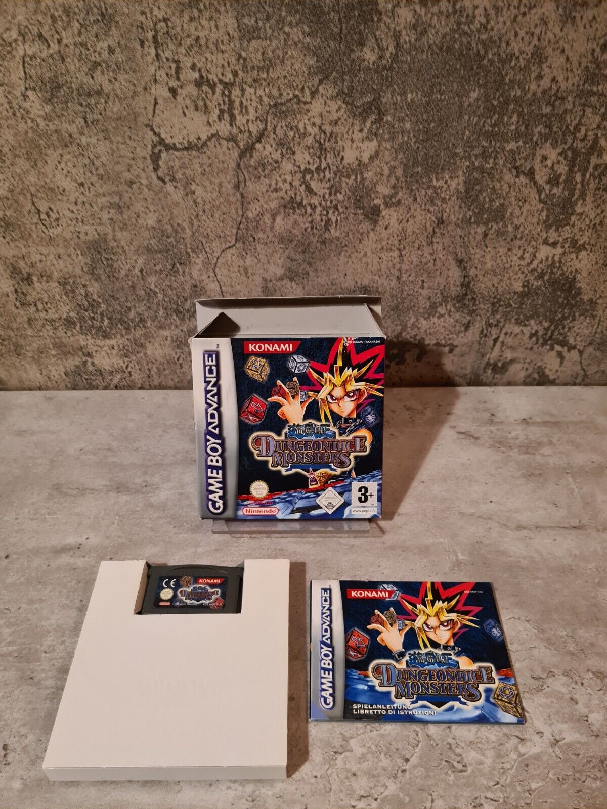 Gameboy Advance Yu-Gi-Oh Dungeon Dice Monsters mit OVP und Anleitung EUR - T-Retro-Games 