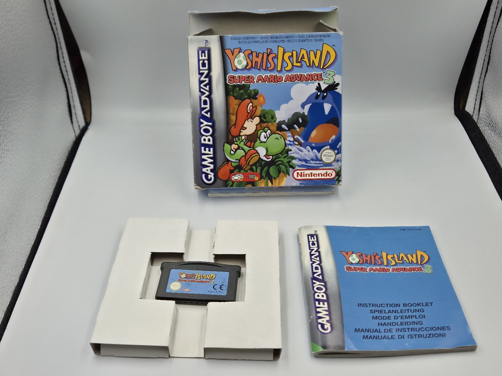 Game Boy Advance Yoshi's Island Super Mario Advance 3 mit OVP und Anleitung EUR