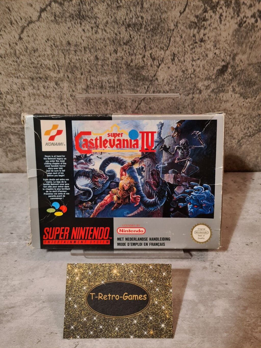 SNES Super Nintendo Super Castlevania IV mit OVP und Anleitung FAH - T-Retro-Games 