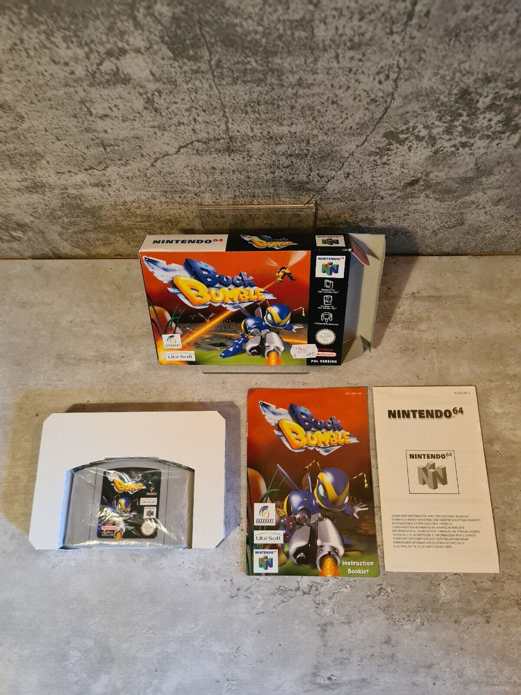N64 Nintendo 64 Buck Bumble mit OVP und Anleitung EUR - T-Retro-Games 