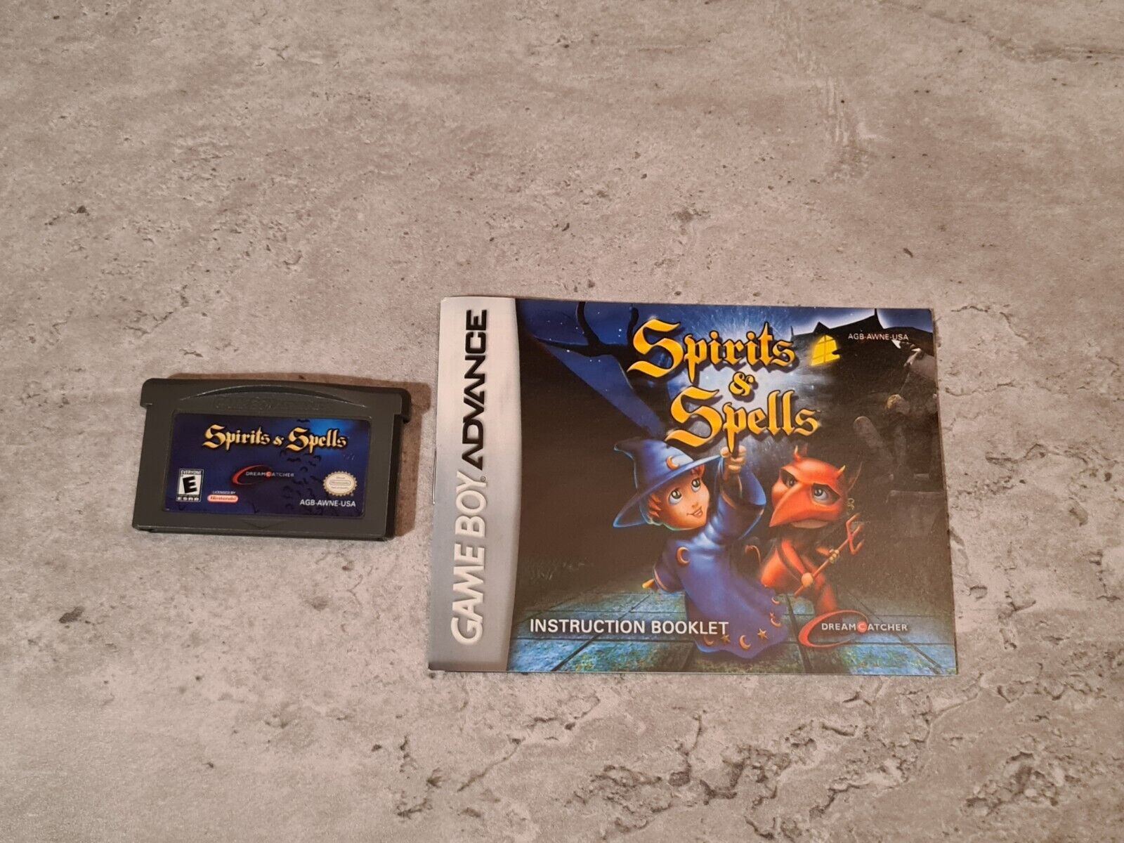 Nintendo Game Boy Advance Spirits & Spells mit OVP und Anleitung USA - T-Retro-Games 