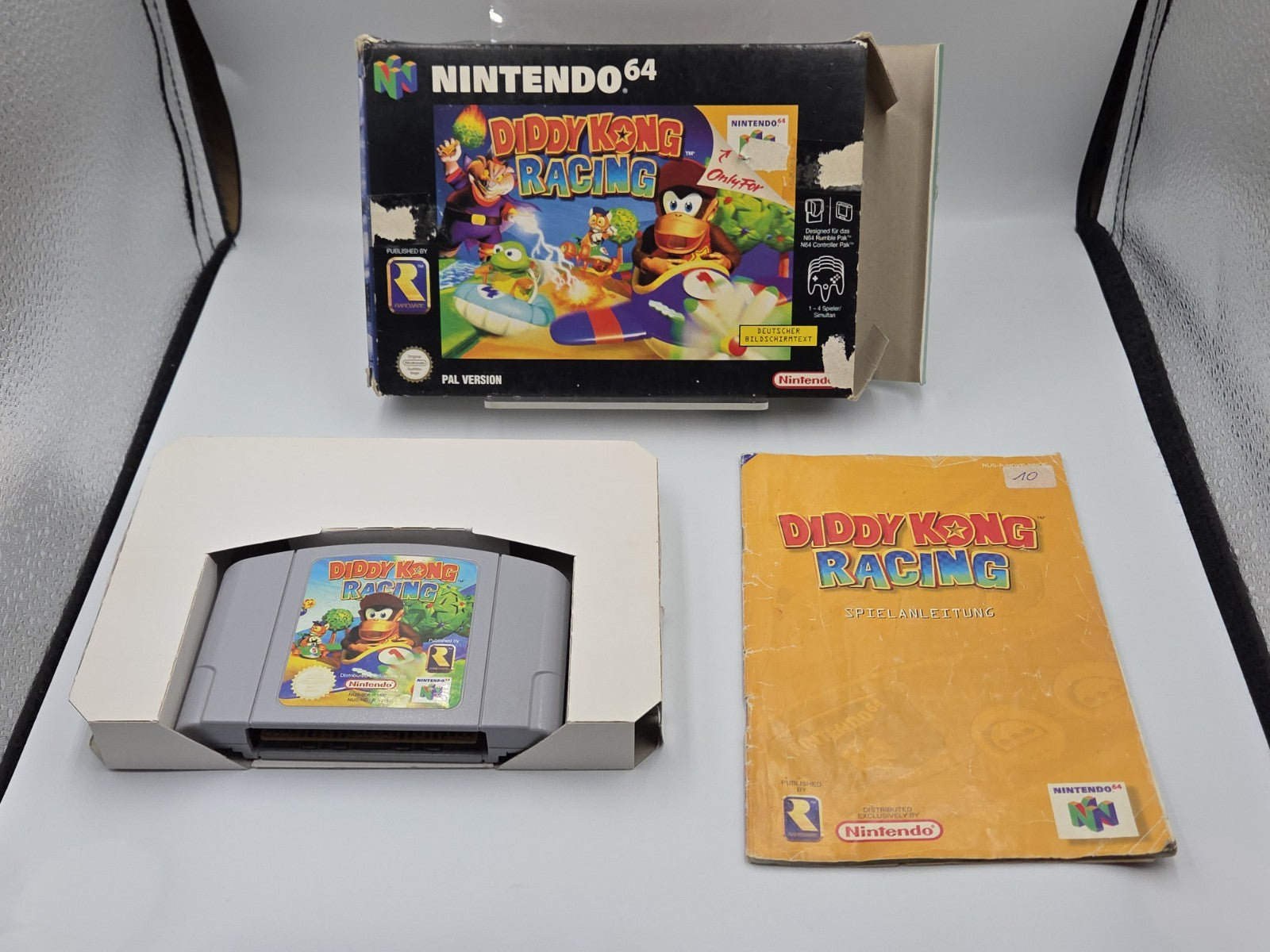 N64 Nintendo 64 Diddy Kong Racing mit OVP und Anleitung NOE