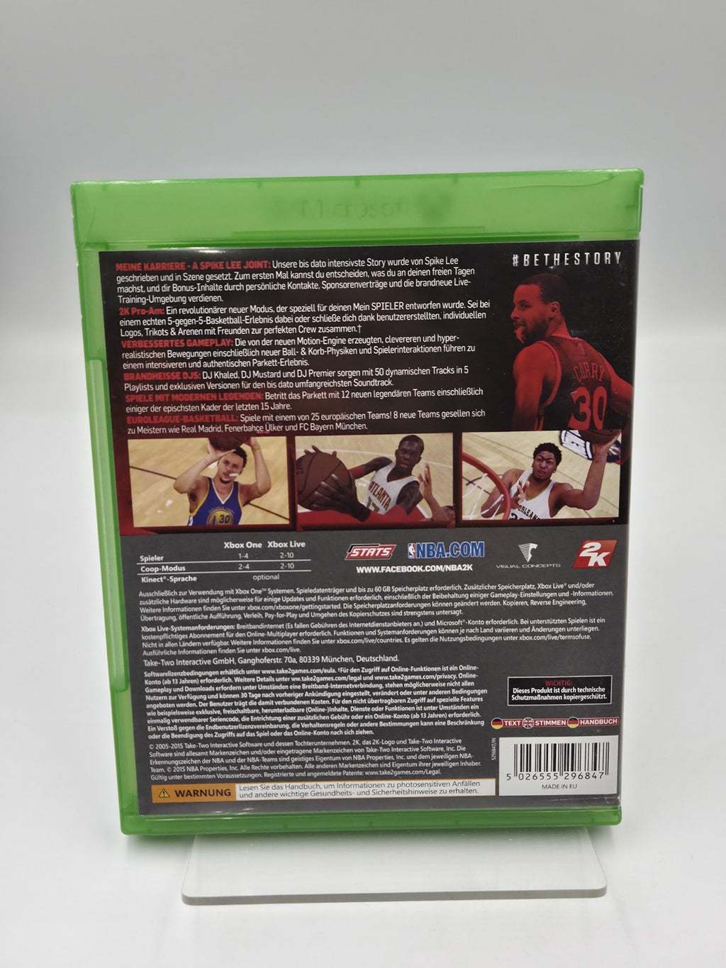 XBOXOne Spiel NBA 2K16 mit OVP und Anleitung Deutsch