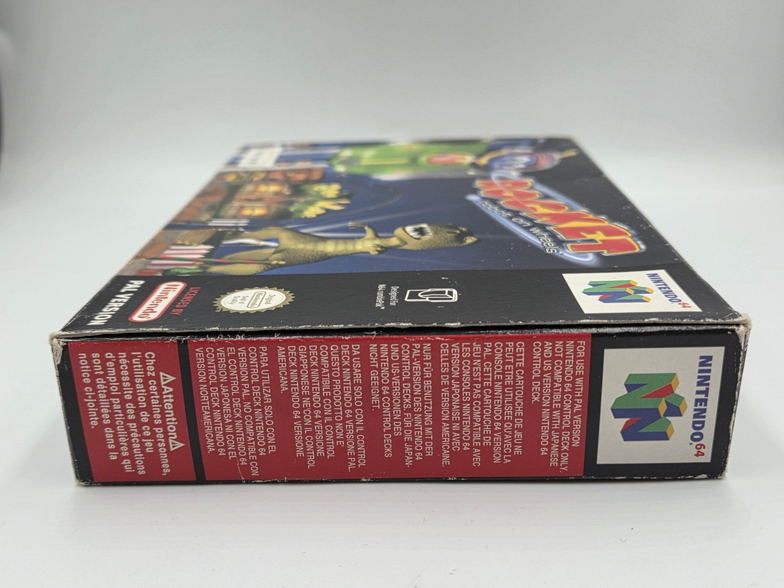 N64 Nintendo 64 Rocket Robot On Wheels mit OVP und Anleitung EUR