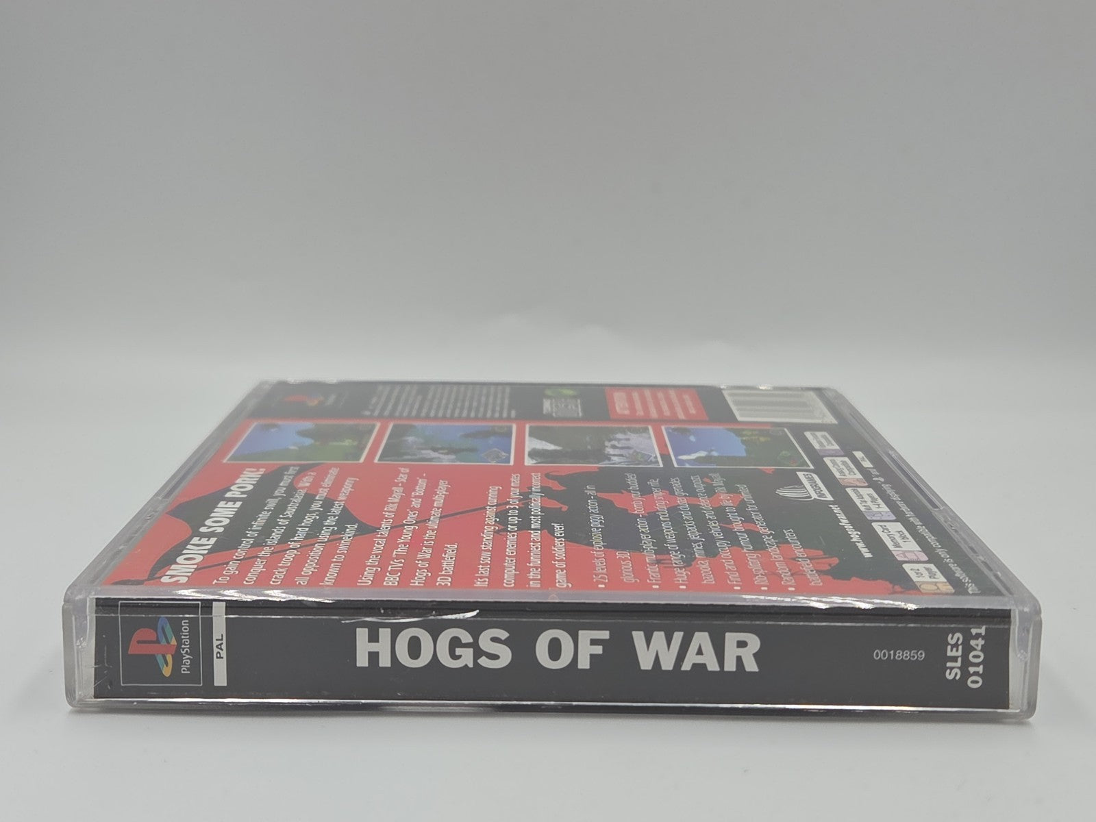 PS1 Playstation 1 Spiel Hogs of War mit OVP und Anleitung Englisch