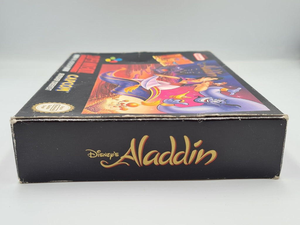SNES Super Nintendo Disney's Aladdin mit OVP und Anleitung NOE/SFRG - T-Retro-Games 