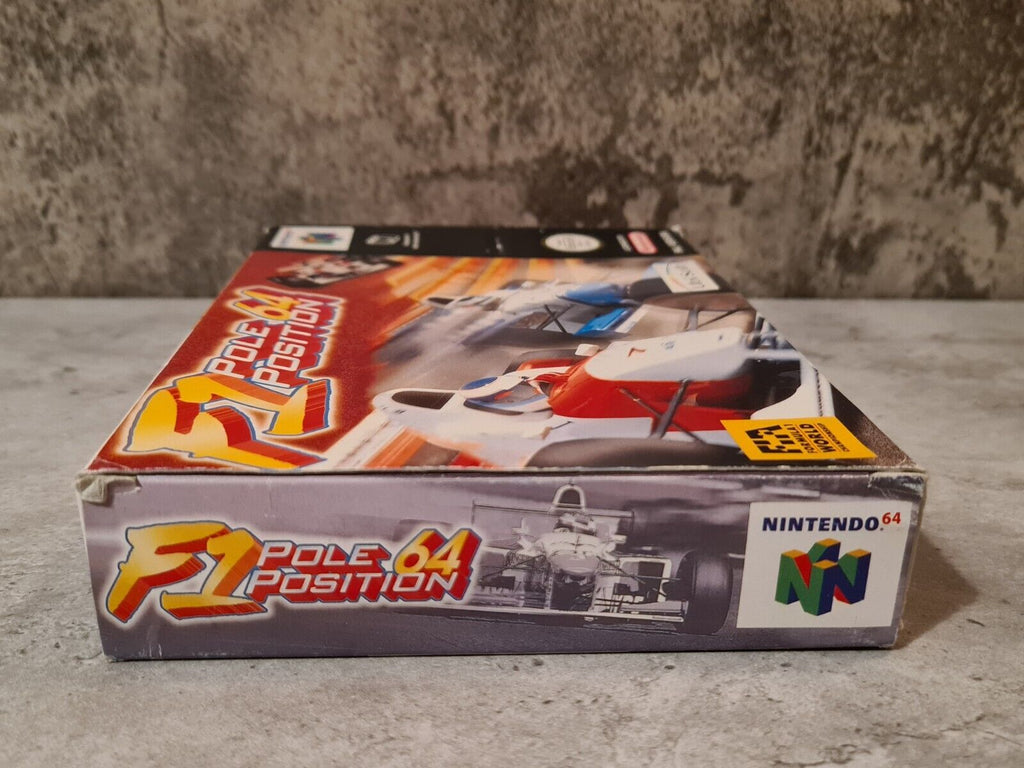 N64 Nintendo 64 F1 Pole Position 64 mit OVP und Anleitung EUR - T-Retro-Games 