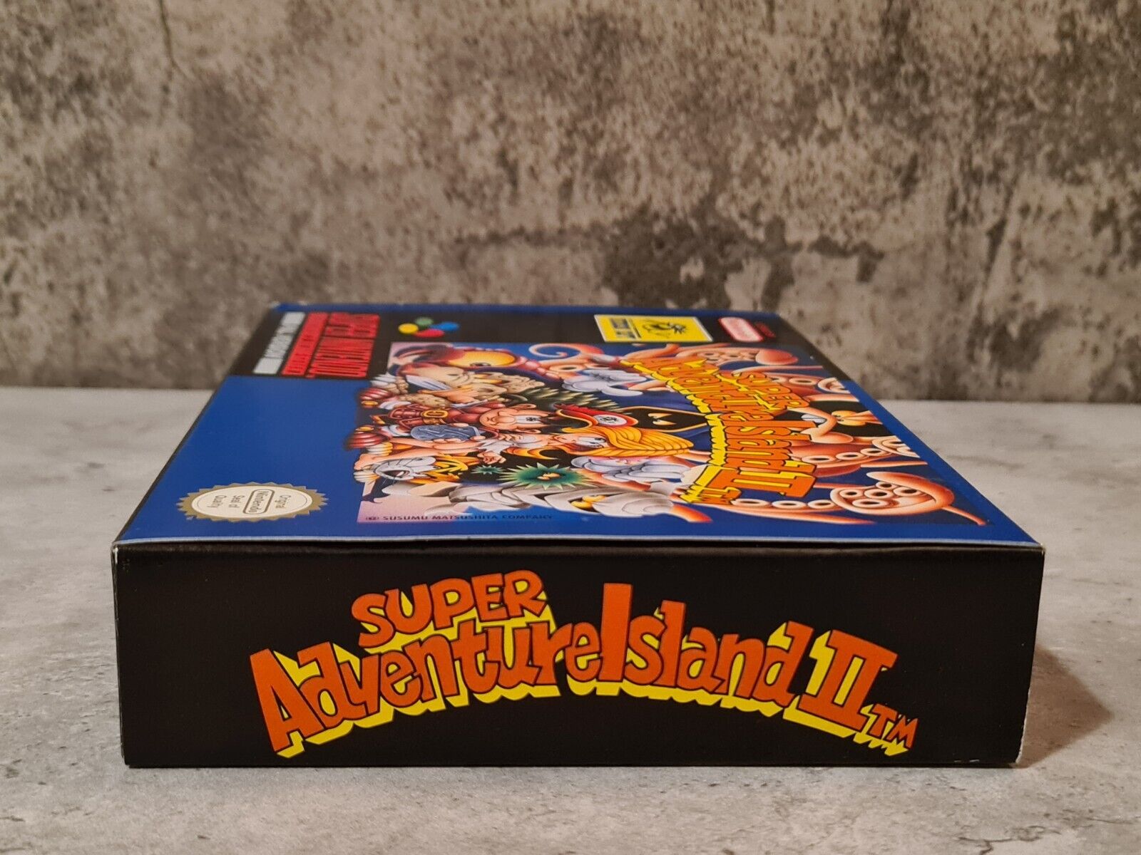 SNES Super Nintendo Super Adventure Island II mit OVP und Anleitung + Poster UKV - T-Retro-Games 