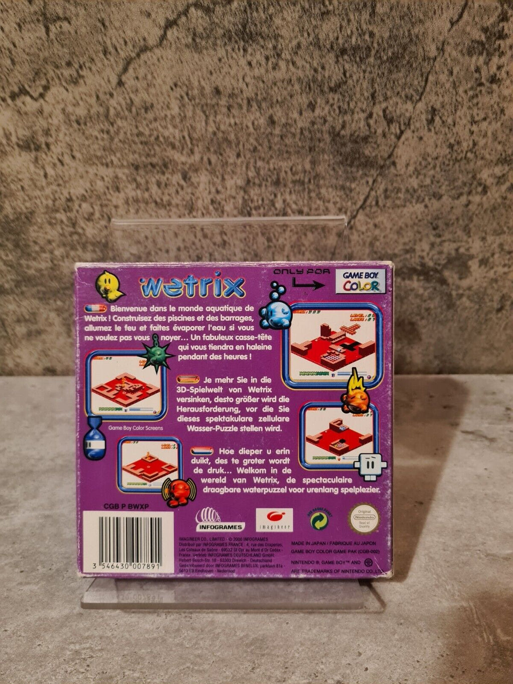 Nintendo Game Boy Color Wetrix mit OVP und Anleitung EUR - T-Retro-Games 