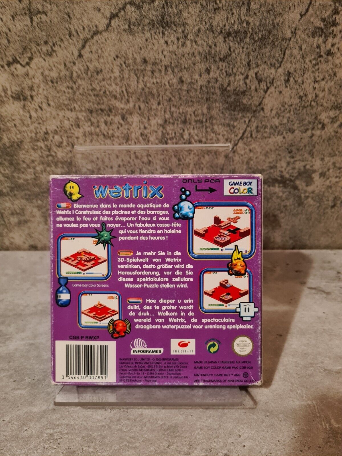 Nintendo Game Boy Color Wetrix mit OVP und Anleitung EUR - T-Retro-Games 