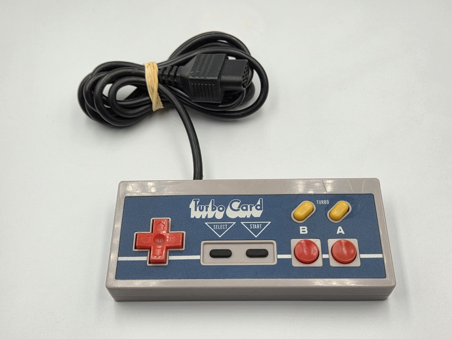 Nintendo NES Turbo Card Joystick Controller Blau Blue