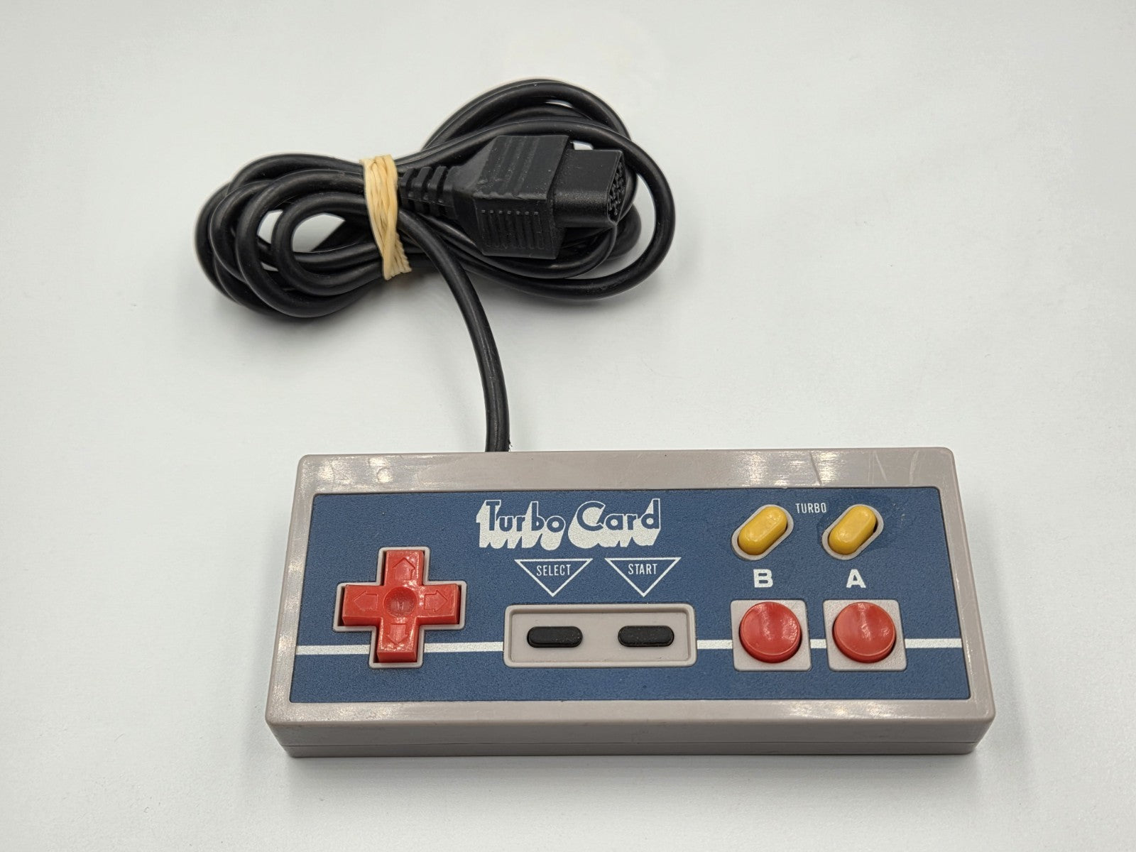 Nintendo NES Turbo Card Joystick Controller Blau Blue