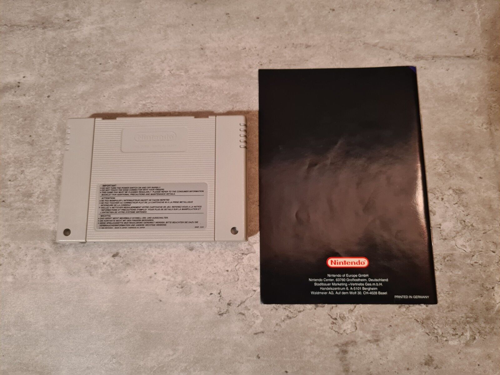 SNES Super Nintendo Akkanoiv mit OVP und Anleitung NOE - T-Retro-Games 