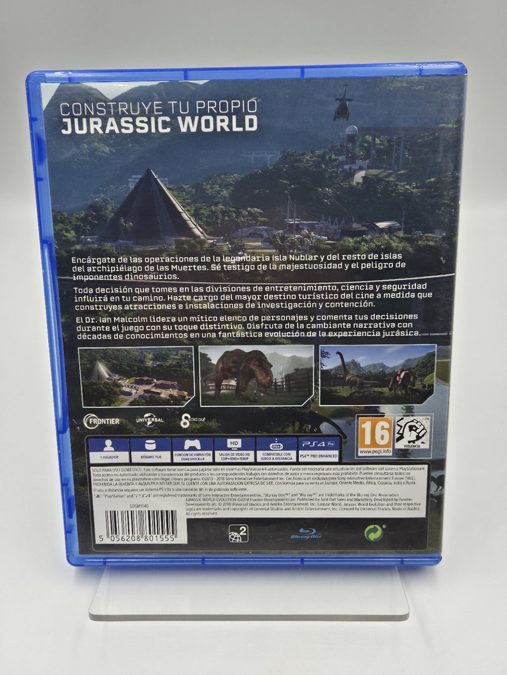 PS4 Playstation 4 Spiel Jurassic World Evolution mit OVP ESP