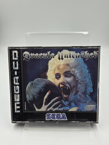 Sega Mega-CD Spiel Dracula Unleashed mit OVP+Anleitung Multi Language 2 Discs