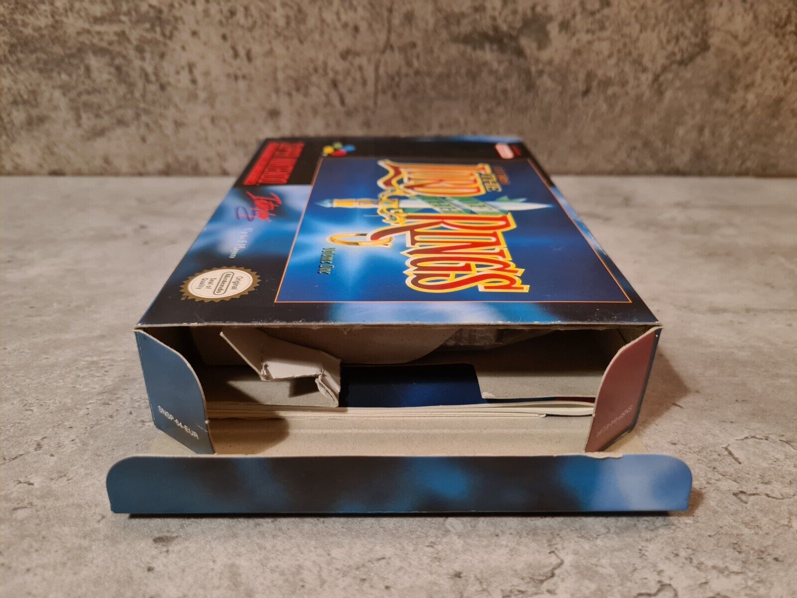 SNES Super Nintendo The Lord of The Rings Volume One mit OVP und Anleitung EUR - T-Retro-Games 