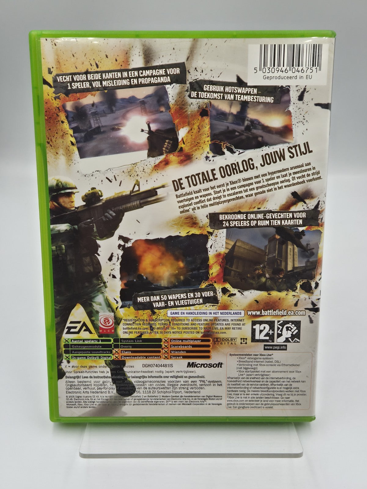 XBOX Spiel Battlefield 2 Modern Combat mit OVP und Anleitung 