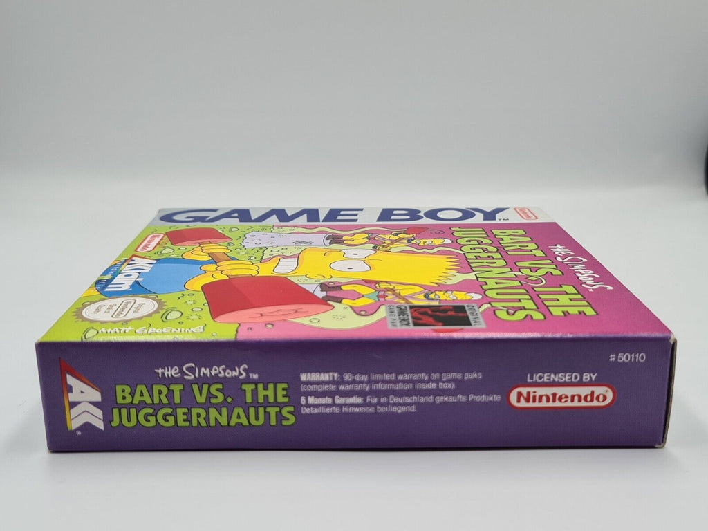 Nintendo Game Boy Classic Bart VS. The Juggernauts mit OVP und Anleitung NOE - T-Retro-Games 