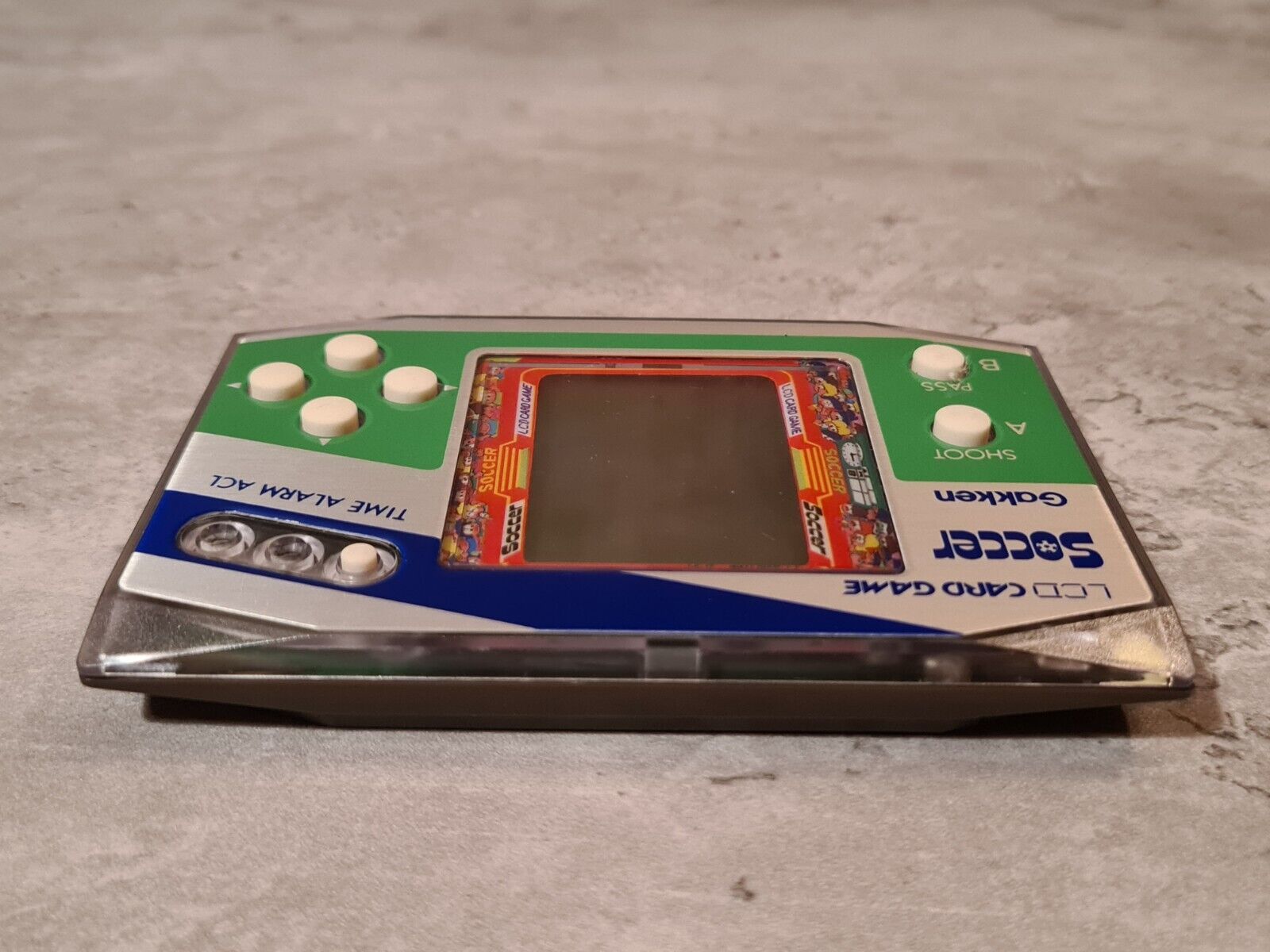 LCD Card Game Soccer Gakken OVP - T-Retro-Games 
