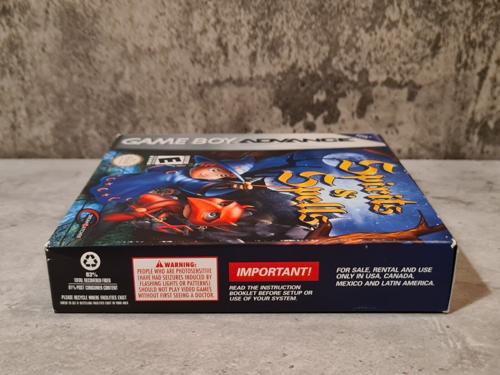 Nintendo Game Boy Advance Spirits & Spells mit OVP und Anleitung USA - T-Retro-Games 
