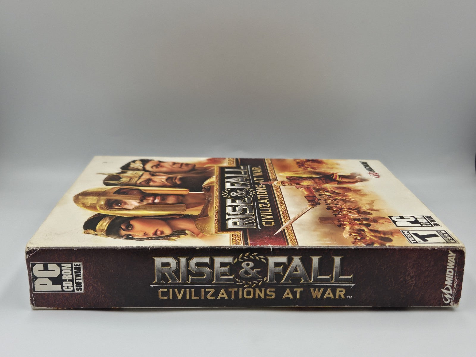 PC-CD Rom Spiel Rise & Fall Civilizations at War Pappschuber USA 4 Discs