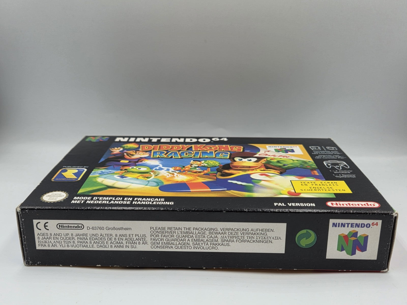 N64 Nintendo 64 Diddy Kong Racing mit OVP und Anleitung FAH