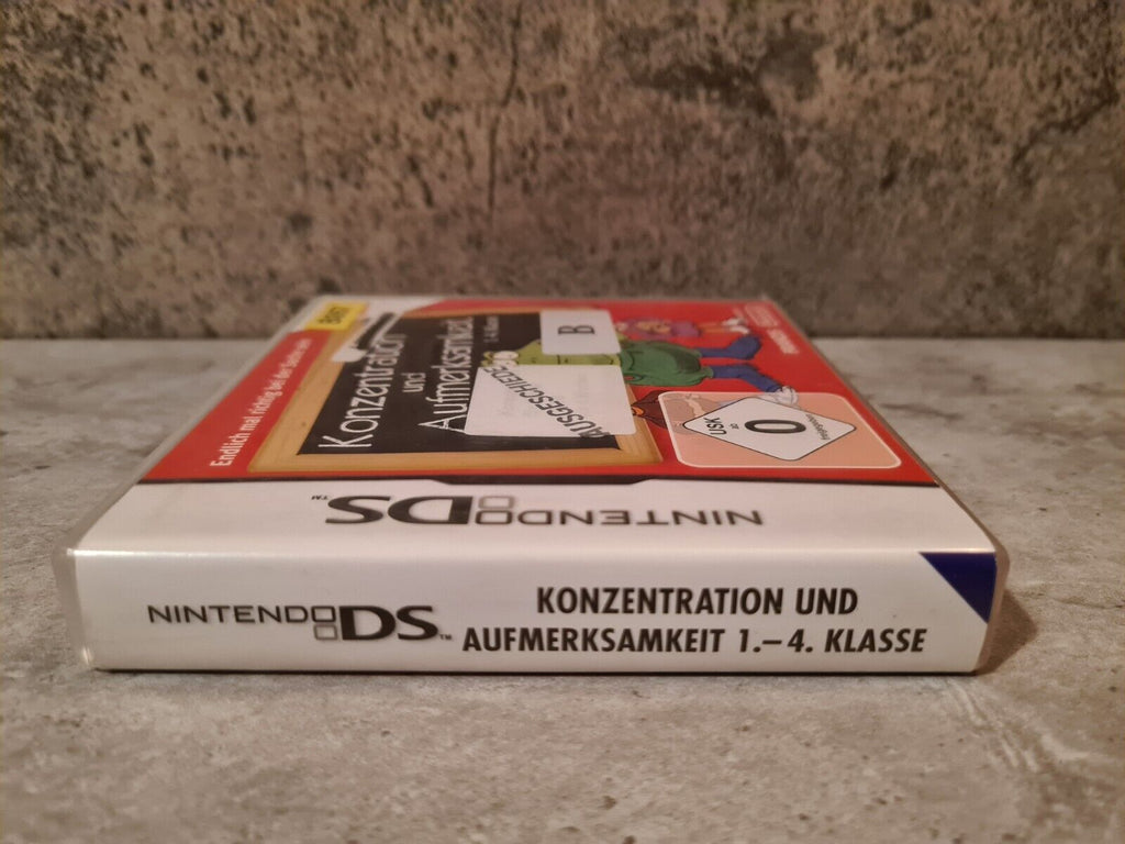 Nintendo DS Konzentration und Aufmerksamkeit 1-4 Klasse + OVP und Anleitung GER - T-Retro-Games 