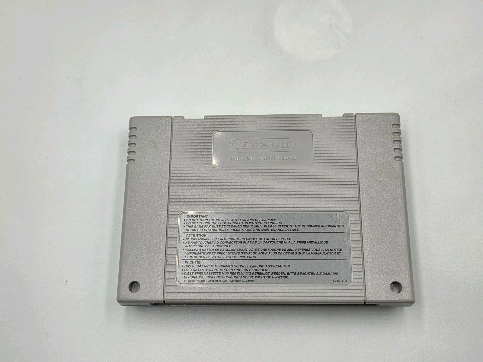 SNES Super Nintendo Rise of The Robots mit OVP und Anleitung EUR