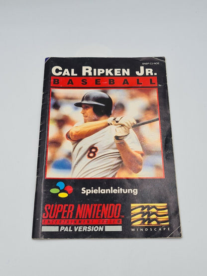 SNES Super Nintendo Cal Ripken JR. Baseball mit OVP und Anleitung NOE - T-Retro-Games 