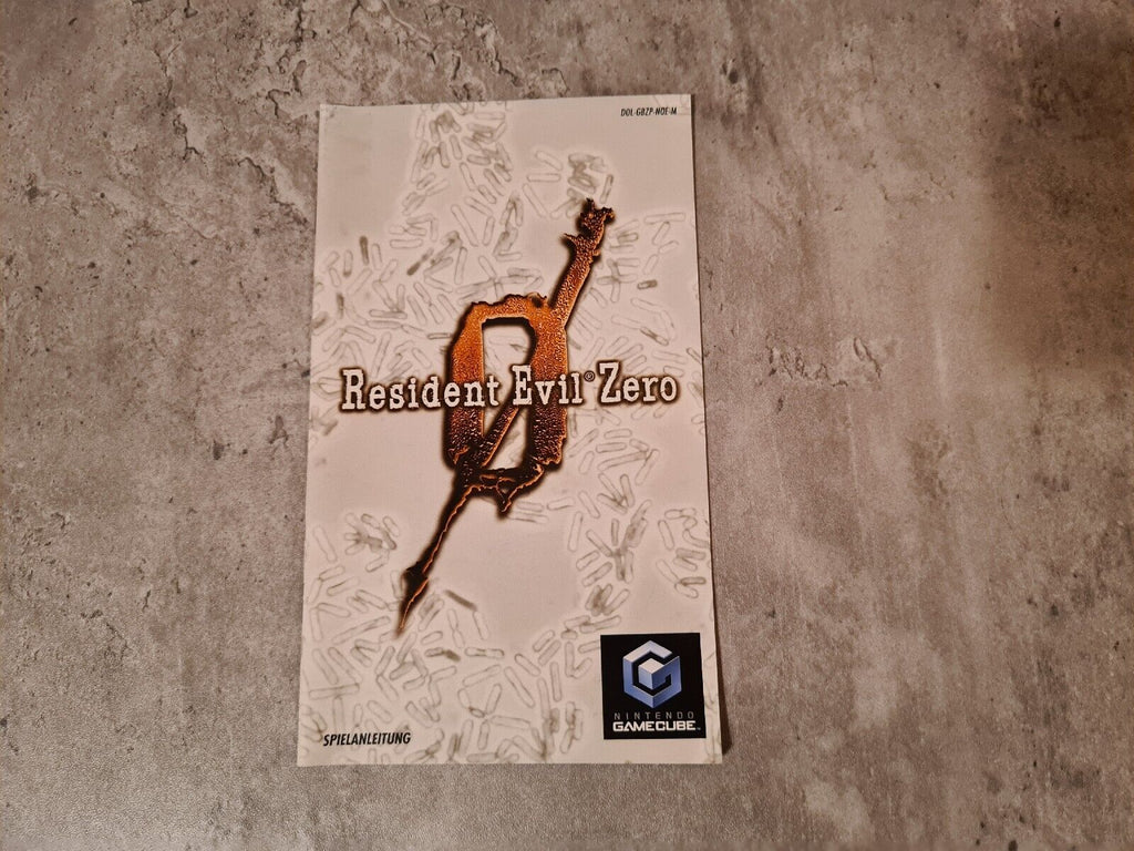 Nintendo GameCube Resident Evil Zero mit OVP und Anleitung NOE 2 Discs - T-Retro-Games 