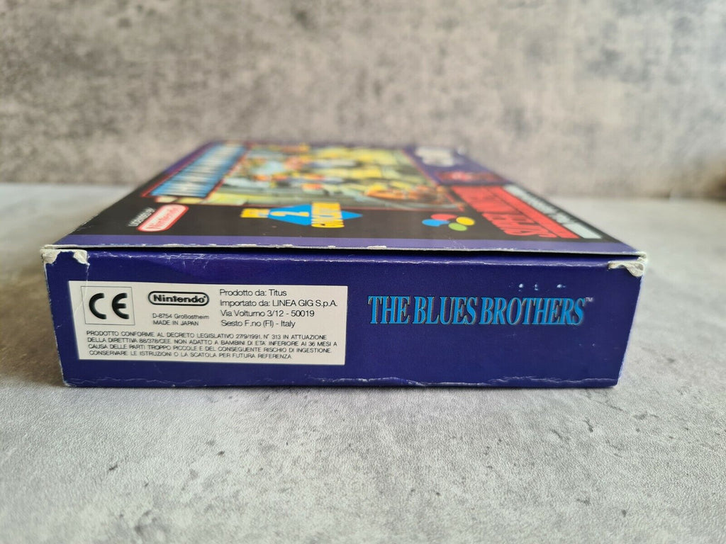 SNES Super Nintendo The Blues Brothers mit OVP und Anleitung ITA - T-Retro-Games 