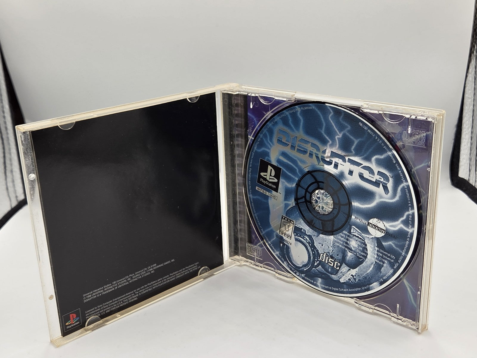 PS1 Playstation 1 Disruptor mit OVP und Anleitung NTSC-USA - T-Retro-Games 