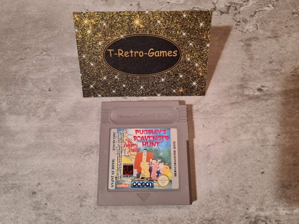 Nintendo Gameboy Classic The Addams Family Pugsley's Scavenger Hunt Modul NOE - T-Retro-Games 