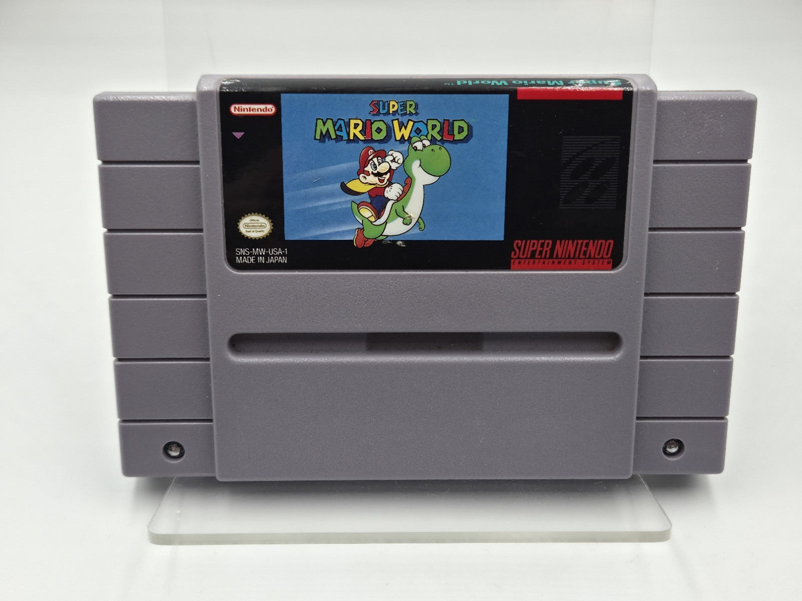 SNES Super Nintendo Spiel Super Mario World NTSC USA Modul