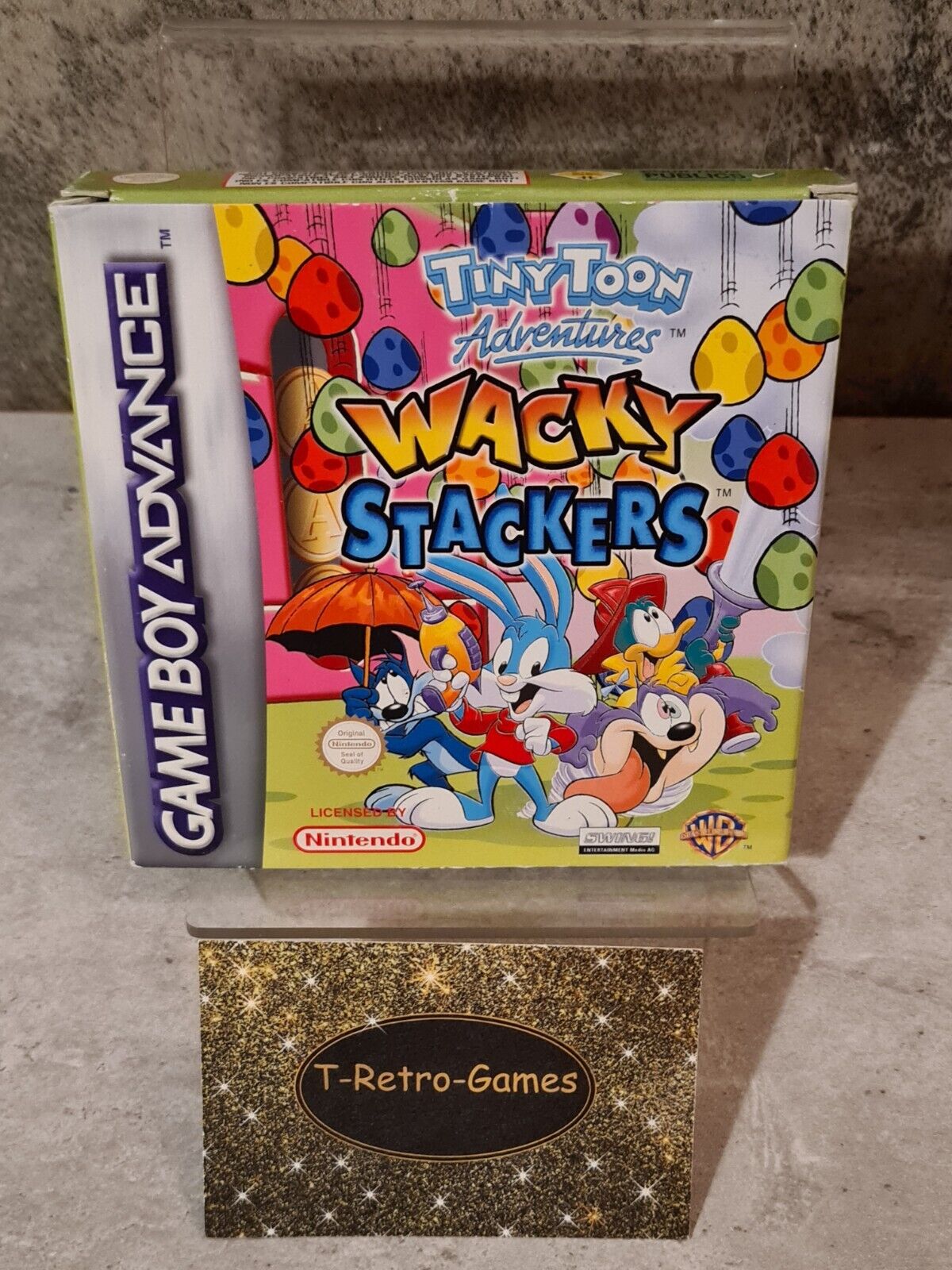 Game Boy Advance Tiny Toon Adventures Wacky Stackers mit OVP und Anleitung EUR - T-Retro-Games 