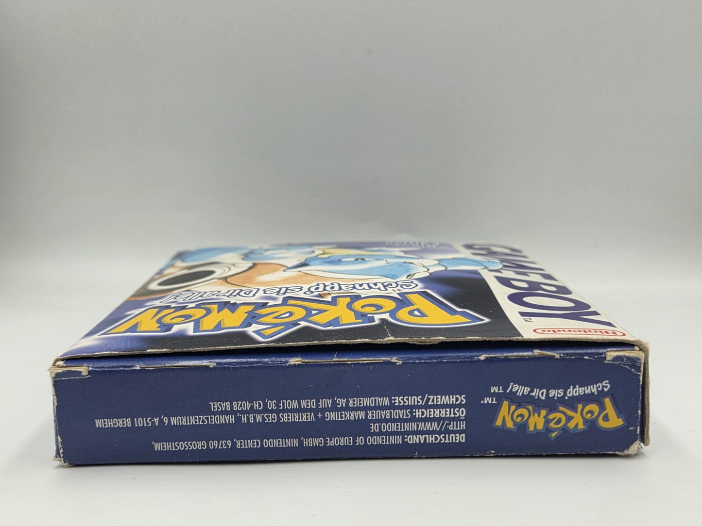 Nintendo Game Boy Classic Pokemon Blaue Edition mit OVP und Anleitung NOE