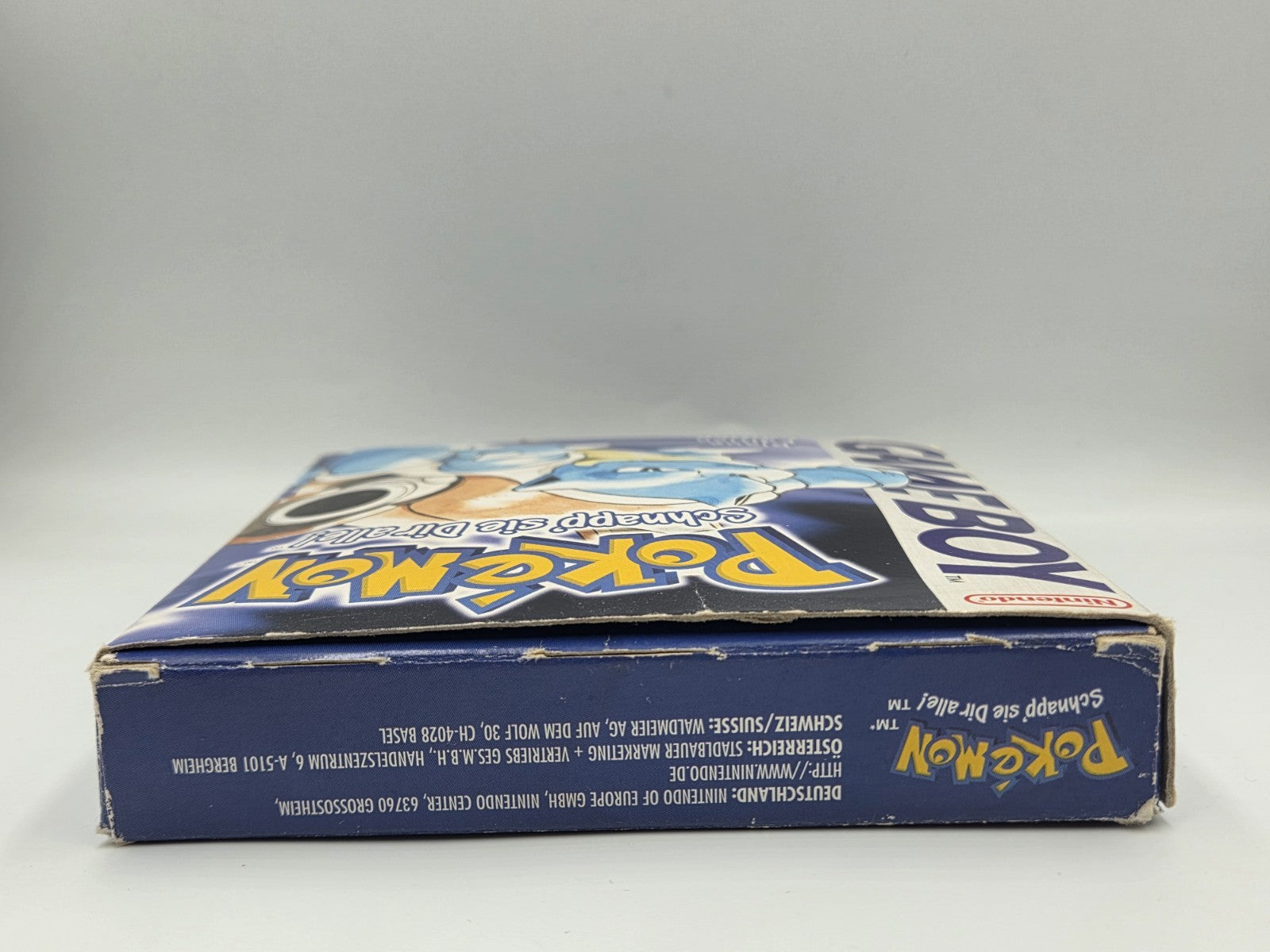 Nintendo Game Boy Classic Pokemon Blaue Edition mit OVP und Anleitung NOE
