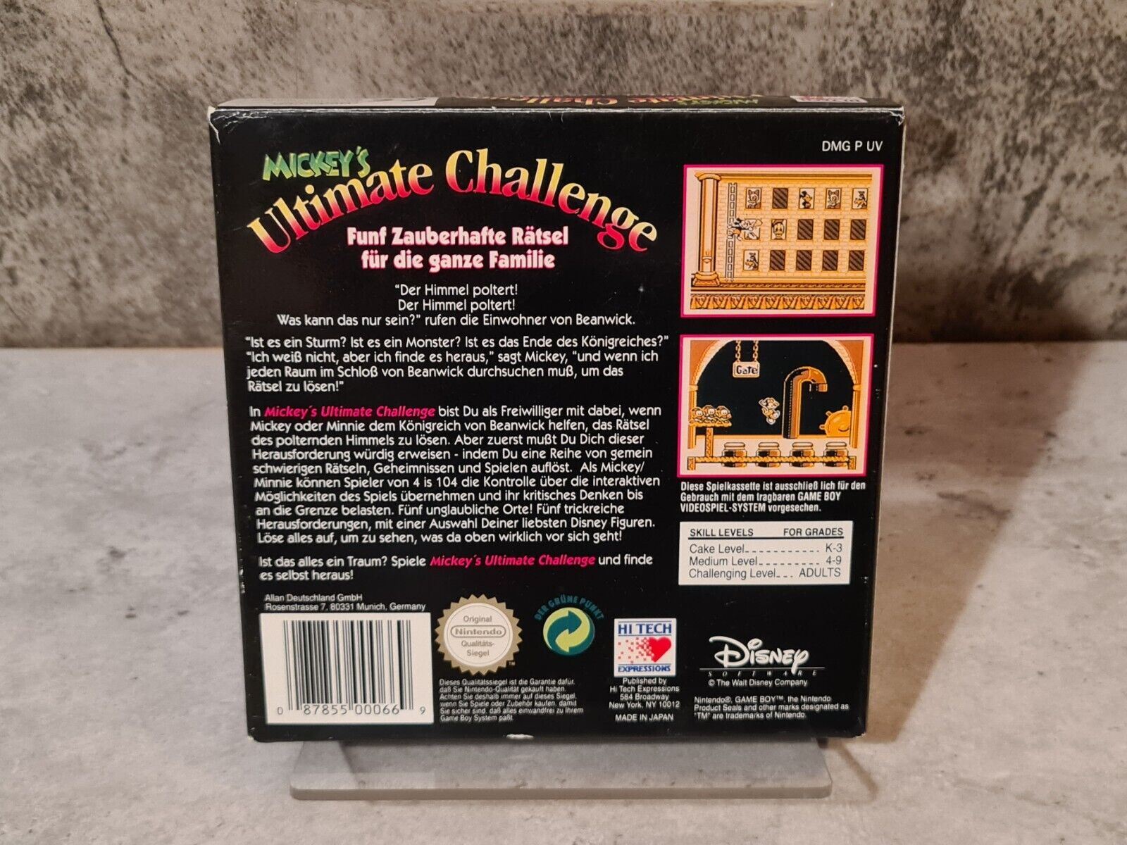 Game Boy Classic Spiel Mickey's Ultimate Challenge mit OVP und Anleitung NOE - T-Retro-Games 