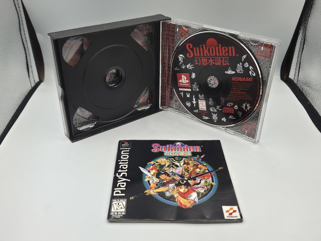 PS1 Playstation 1 Suikoden mit OVP und Anleitung NTSC-USA