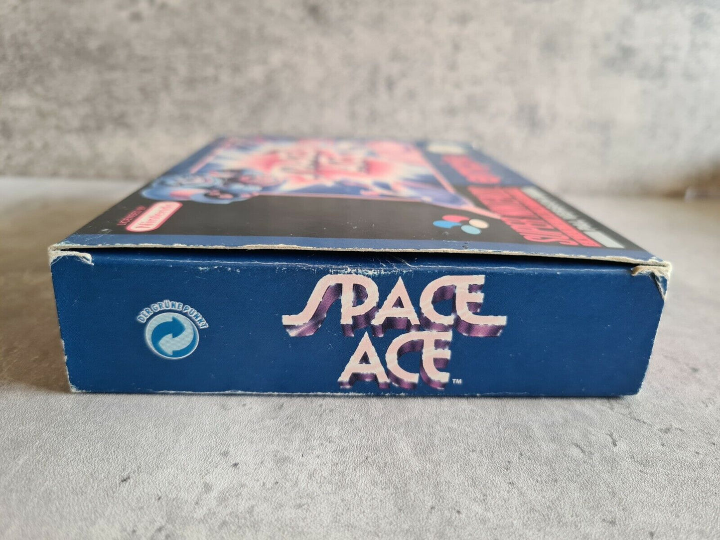 SNES Super Nintendo Space Ace mit OVP und Anleitung NOE - T-Retro-Games 