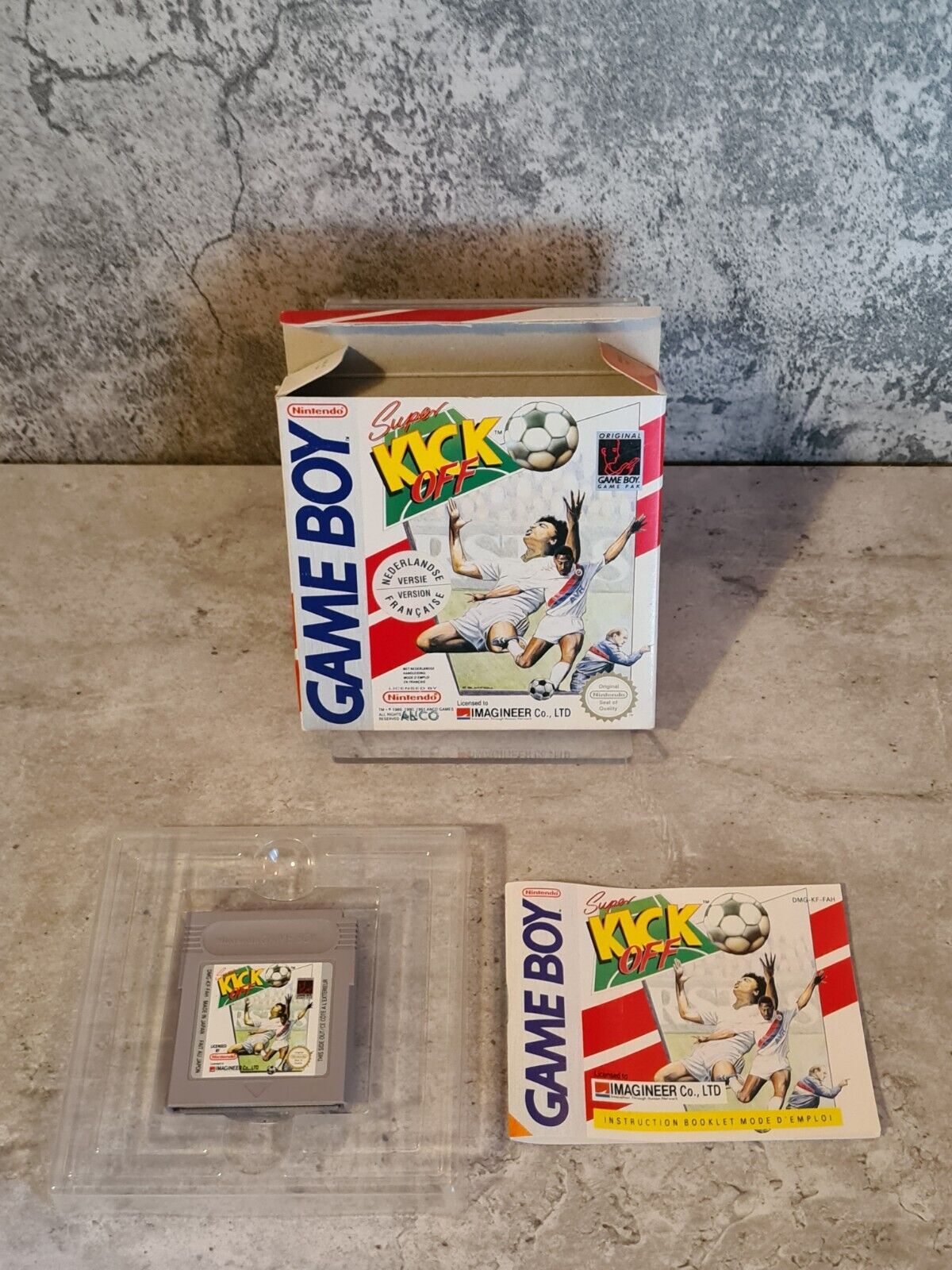 Nintendo Game Boy Classic Spiel Super Kick Off mit OVP und Anleitung FAH - T-Retro-Games 