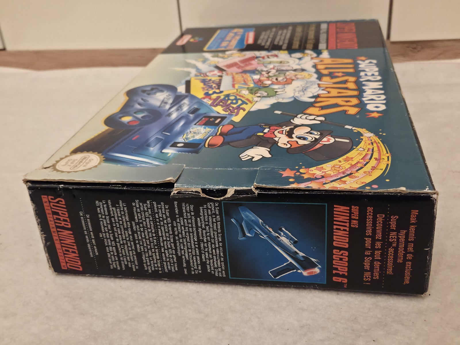 SNES Super Nintendo Super Mario Allstars Konsole Console FAH OVP