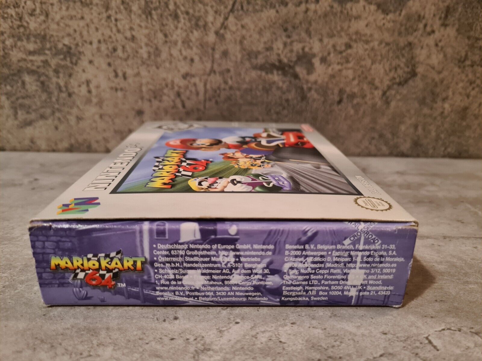 N64 Nintendo 64 Mario Kart 64 mit OVP und Anleitung EUR - T-Retro-Games 