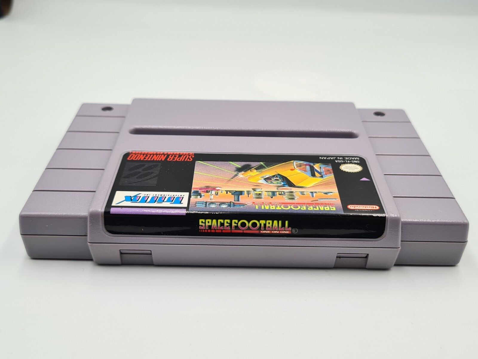 SNES Super Nintendo Space Football - One on One mit OVP und Anleitung NTSC USA - T-Retro-Games 