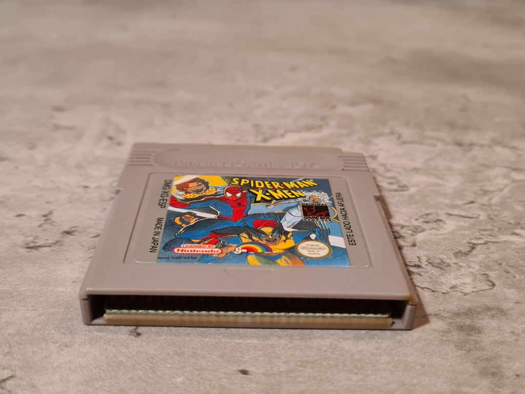 Nintendo Game Boy Classic Spiel Spider-Man X-Men Modul ESP - T-Retro-Games 