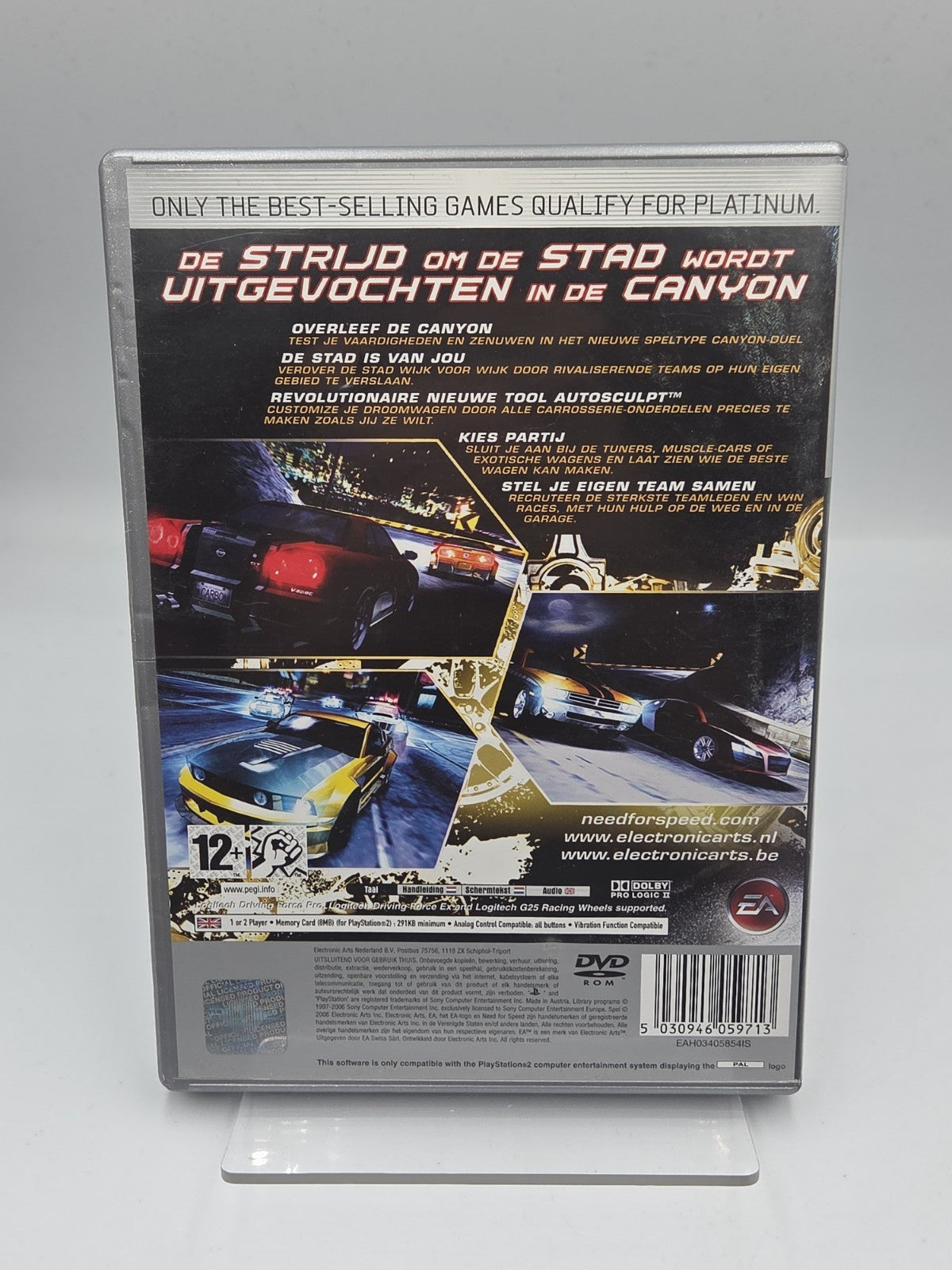 PS2 Playstation 2 Spiel Need For Speed Carbon mit OVP und Anleitung HOL