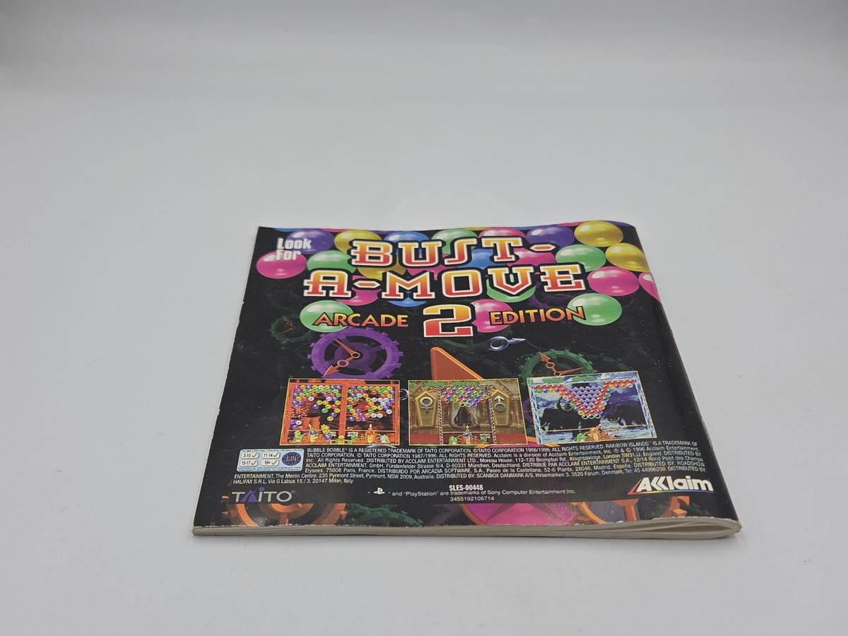 PS1 Spiel Bubble Bobble also featuring Rainbow Islands mit OVP und Anleitung 