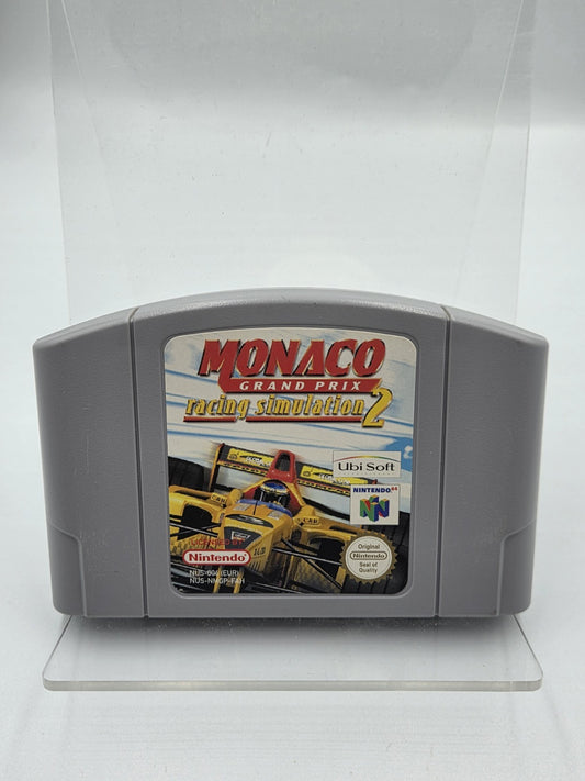 N64 Nintendo 64 Monaco Grand Prix Racing Simulation 2  Modul EUR